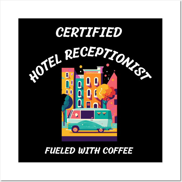 hotel receptionist Wall Art by vaporgraphic